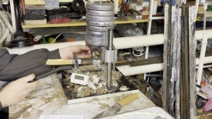 Тест ножа из стали К110 в моем механизме для реза каната.