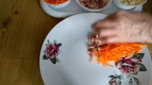 #салат#закуска. САЛАТ,,РАДУГА,,,ПОДХОДИТ НА ЛЮБОЙ ПРАЗДНИЧНЫЙ СТОЛ.