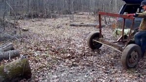 Бревнотаскалка или Прицеп для перевозки бревен с частичной загрузкой