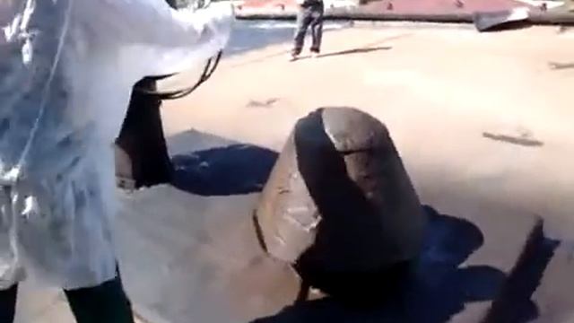 Жидкая резина напыление на кровлю