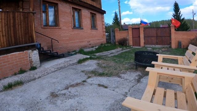 Купили садовую мебель. Сажаем картошку #садоваямебель #костроваячаша #огород