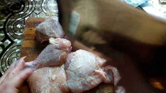 Курица - гриль в сковороде гриль-газ!!!Рецепт и приготовление!!!Вкуснятина!!!