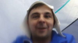 Баня в палатке. Сделал зимой из походной палатки и электроплитки настоящую баню