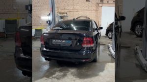 Volkswagen Polo - установка рестайлингового бампера, доработка выхлопной системы