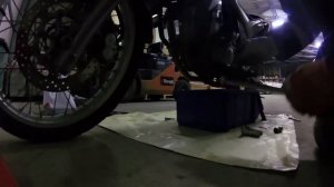 Замена масла. Yamaha XT660R