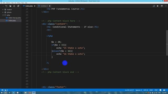PHP Fundamentals Bangla Tutorial Part-18 (Conditional Statements If-Else) смотреть онлайн