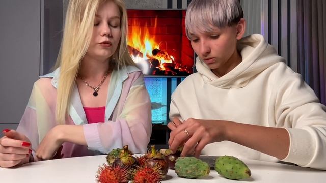 Пробуем ЭКЗОТИЧЕСКИЕ ФРУКТЫ из Дубая! КАКТУС, МАНГУСТИН, РАМБУТАН И ЖЕЛТОЕ МАНГО. Стоит ли покупать