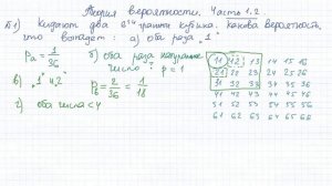 Закрытый Мини-курс По Теории Вероятности Часть 1.2