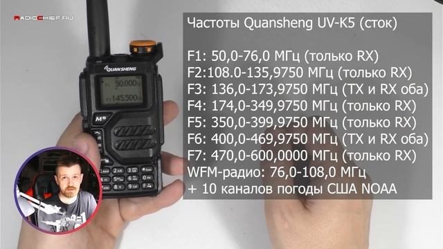 Quansheng uv k5 8 инструкция на русском