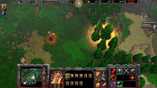 Warcraft III:Reforged(No Comments)На средней сложности.Часть#61 Эльфы крови /Подлый Гаритос !