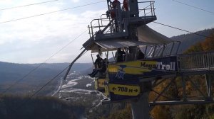 Качели над пропастью в Сочи.