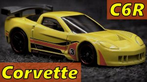 Corvette C6R Модель машины спорткар Масштаб 1:64 Hot Wheels Мини-копия автомобиля