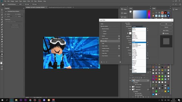 How to Make Roblox YouTube Thumbnail in Adobe Photoshop 2022 смотреть онлайн