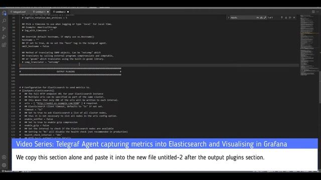 Telegraf Configuration - Windows System metrics to Elasticsearch