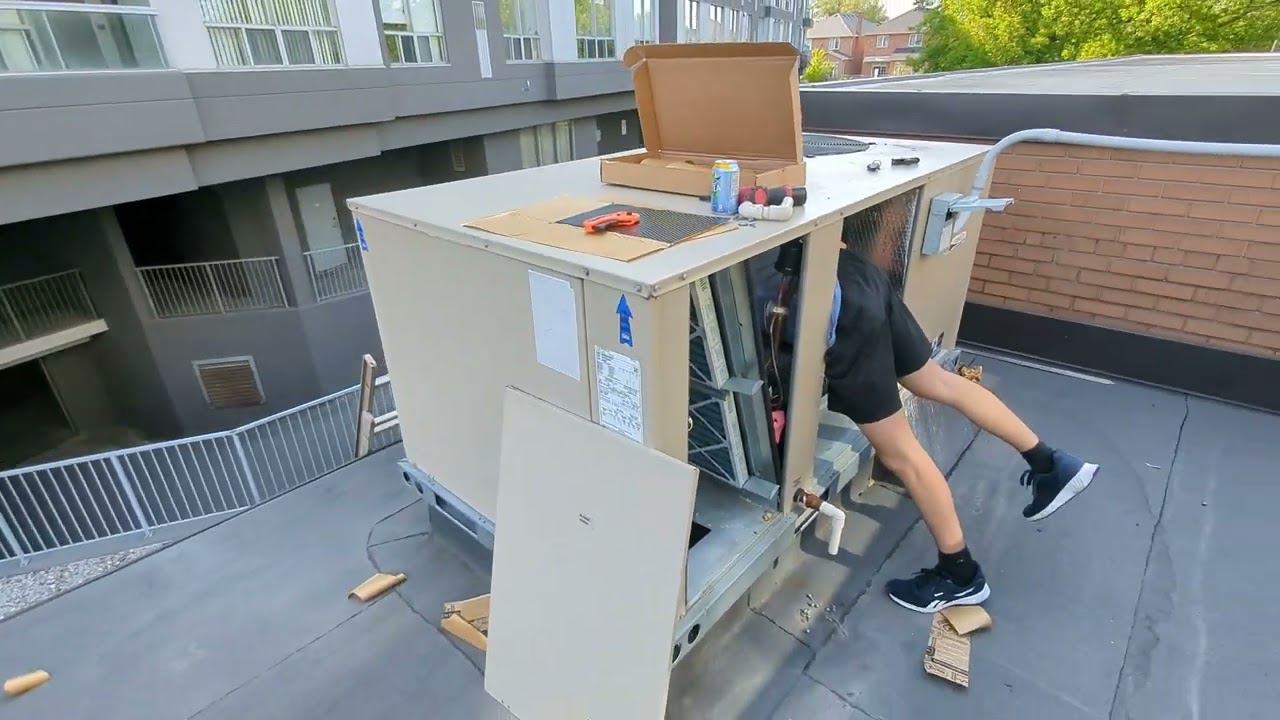 Ремонт Rooftop, вибрация при работе, шумоизоляция смотреть онлайн