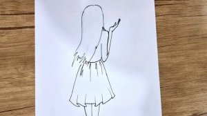 CHIROYLI QIZ RASMINI CHIZISH | КАК НАРИСОВАТЬ КРАСИВУЮ ДЕВУШКУ | DRAWING A BEUTIFUL GIRL