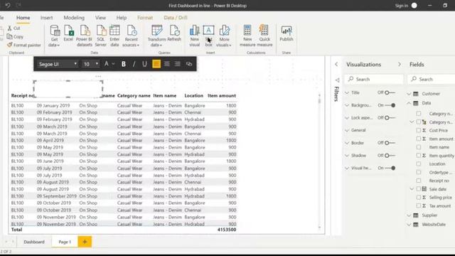 How to do Drill through into Power BI in Tamil (10/50)