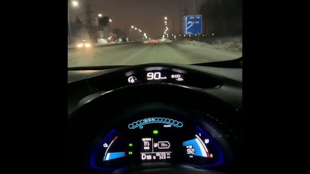 Ниссан лиф 30 кВт. Экономичность смотреть онлайн