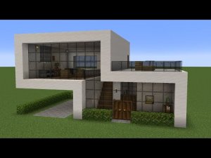 Майнкрафт - Как построить современный летний домик. Minecraft