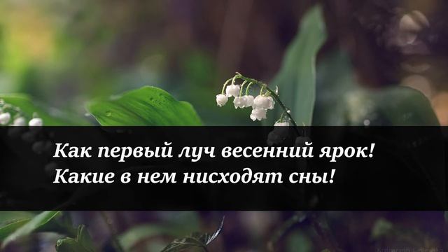 А.А. Фет " Первый ландыш " | Учи стихи легко | Караоке | Аудио Стихи Слушать Онлайн смотреть онлайн