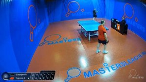 камбэк 1-7 1/2 Чирков А. - Штундюк В. MASTERS LEAGUE "C" table tennis турнир настольный теннис 1805