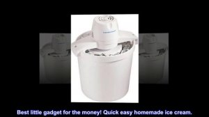 Hamilton Beach 68330N Automatic Ice Cream Maker, 4 Quart, White