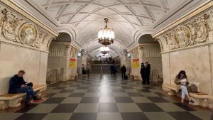 【4K】Московское метро, станция метро Проспект Мира (Кольцевая) гуляем по Москве