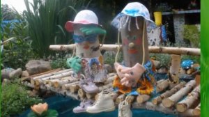 Поделки из дерева для дачи и сада. Дизайн из пней. Настроение. красота.