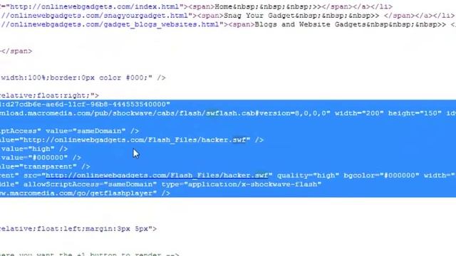 How to copy Flash Images swf files from one web page to another or your own - HOW TO VIDEO смотреть онлайн