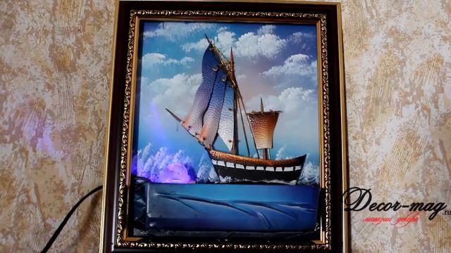 Картина фонтан "Корабль" смотреть онлайн