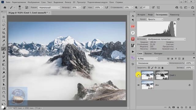 Как обработать недоэкспонированное фото