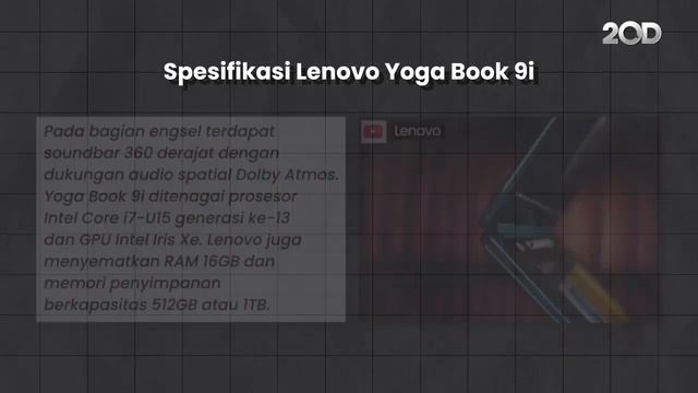Lenovo Rilis Yoga Book 9i di CES 2023 смотреть онлайн