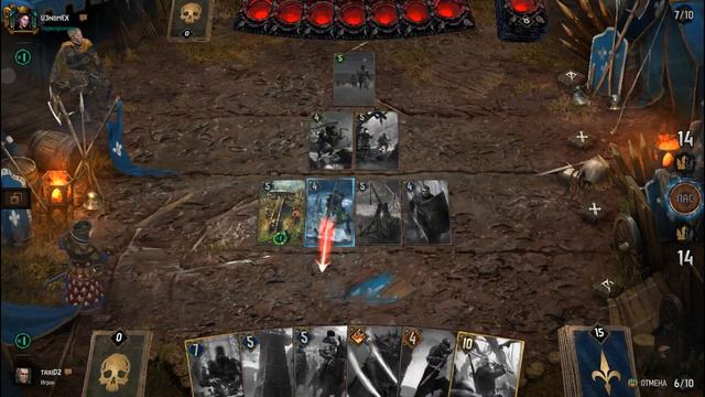 GWENT(Гвинт). Сезонная игра [Скеллиге]vs[Нильфгаард]. Бесплатная онлайн игра
