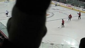 Mac at a Hockey Game