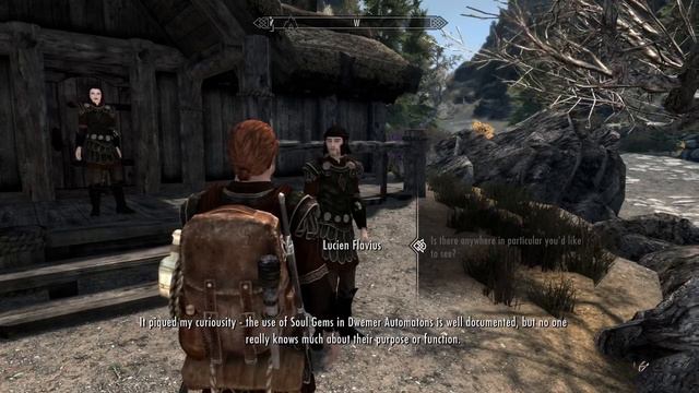 Skyrim: My old friend, Lucien Flavius, in Granite Hill — now destroyed — outside the Dead Trees Inn смотреть онлайн