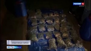 ГТРК Брянск. В Брянской области полицейские изъяли 15 кг марихуаны, подготовленной к сбыту