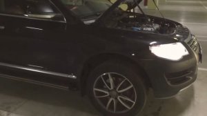 Запуск VW TOUAREG 3 литра дизель