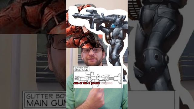Warhammer 40k Space Marine vs RIFTS Glitterboy #gaming #nerd #fight #rpg #tabletopgaming #fallout