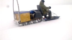 Мототолкач из самодельного буксировщика.