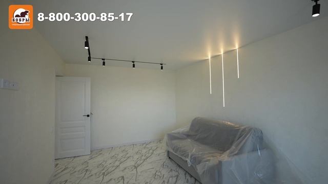 Ремонт большой 3х комнатной квартиры в ЖК Горгиппия г.Анапа смотреть онлайн