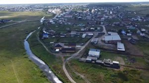 Панкрушиха, Алтайский край, пролет над селом
