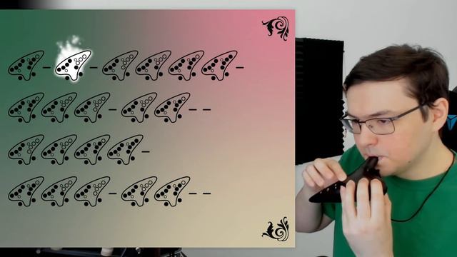 My Neighbor Totoro - Path of the Wind - Ocarina tutorial / tabs смотреть онлайн