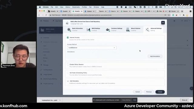 Kubesphere on Azure Kubernetes Service (AKS) смотреть онлайн
