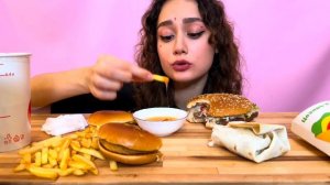 MUKBANG MCDONALDS / ВКУСНО И ТОЧКА 🍔🍟🌯 ГИПЕРОПЕКА 🐣🥲