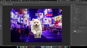 Photoshop retouch neon city | After Effects lightning effect