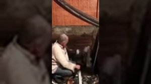 как забить трубу для воды #1