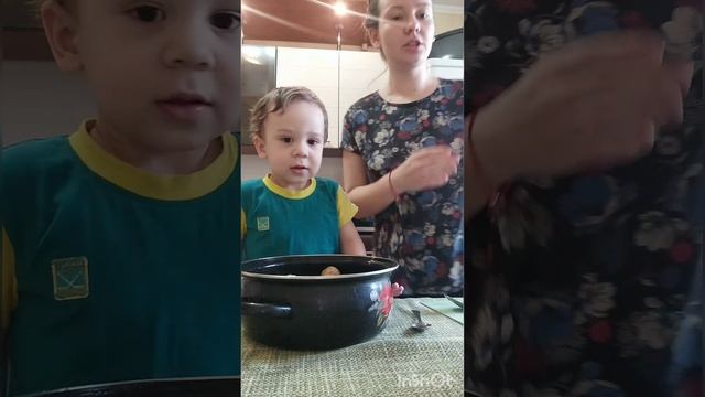 Готовим с Димой? Картошка в духовке ?