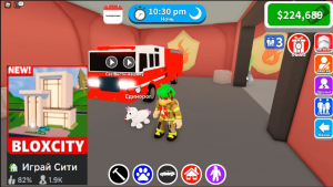 ПОЖАР В ДОМЕ ПОДПИСЧИЦЫ! Работаю пожарным в BloxCity RP Играй Сити I work as a firefighter. Roblox.