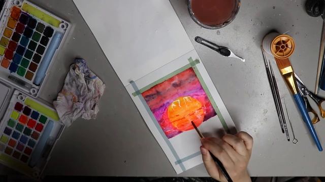 Free April Patreon Printable Neon Sunset смотреть онлайн