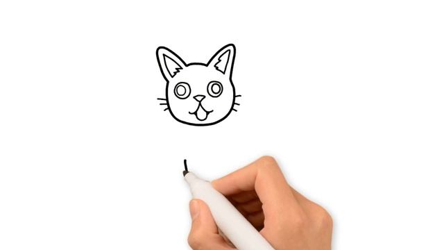 Bolalar uchun mushuk chizish | Drawing a cat for kids | Рисование кошки для детей смотреть онлайн